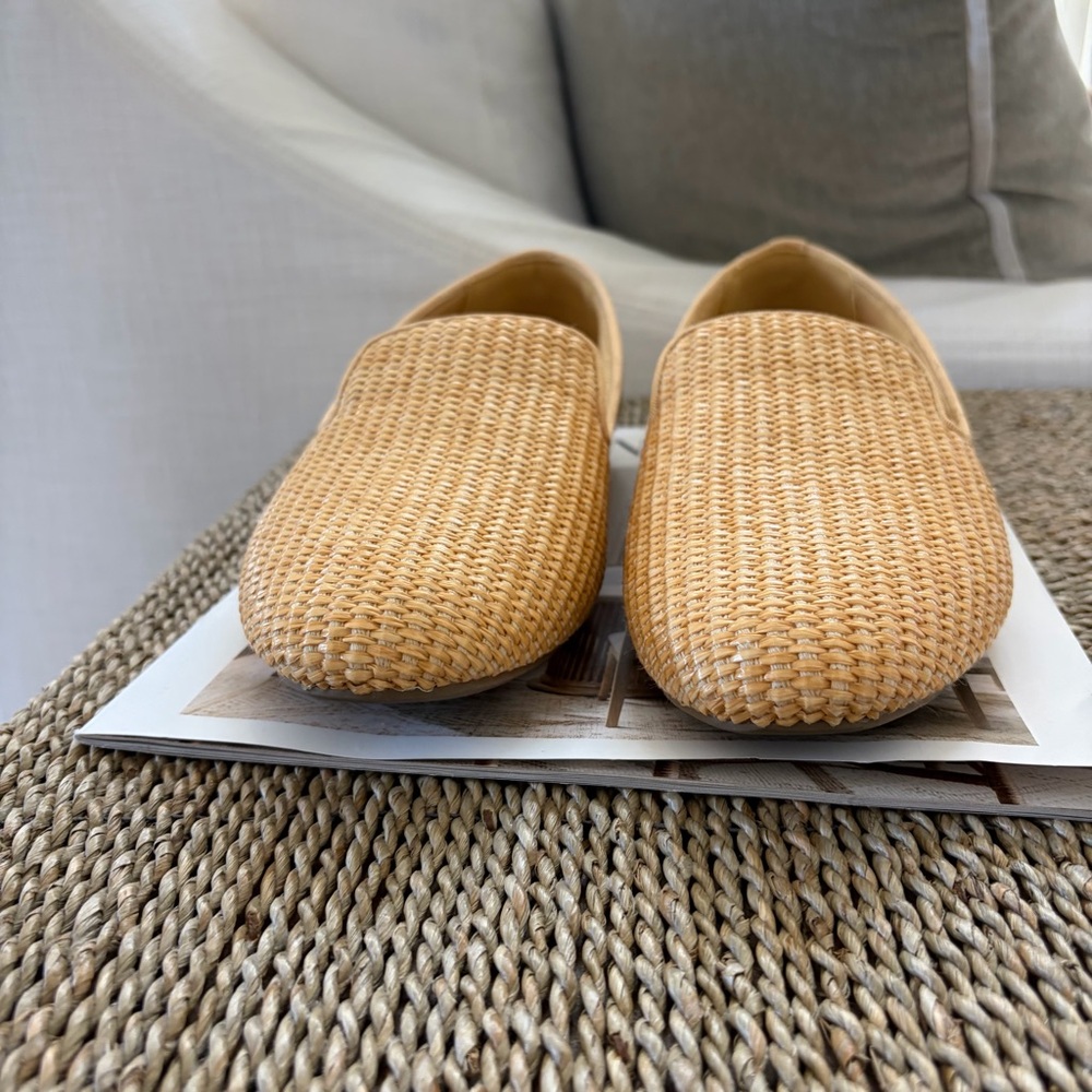 Birdies The Starling Flats Raffia Straw Woven
Loafers Women's Size 8.5 - Picture 6 of 9